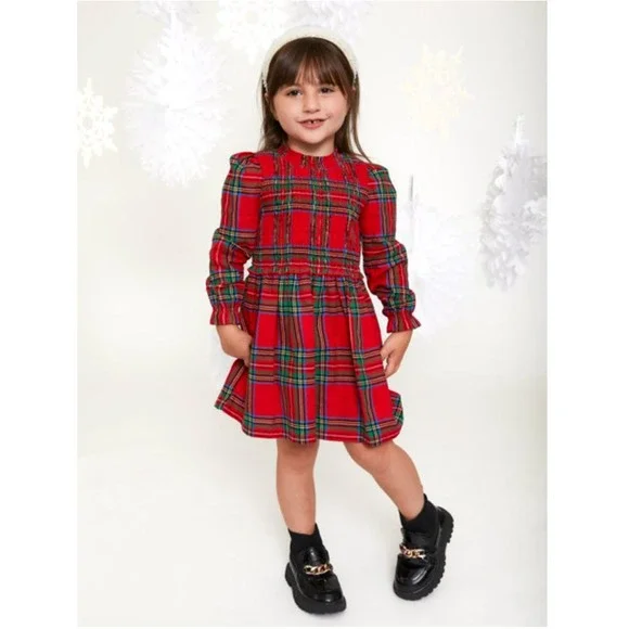 3t plaid dress hotsell